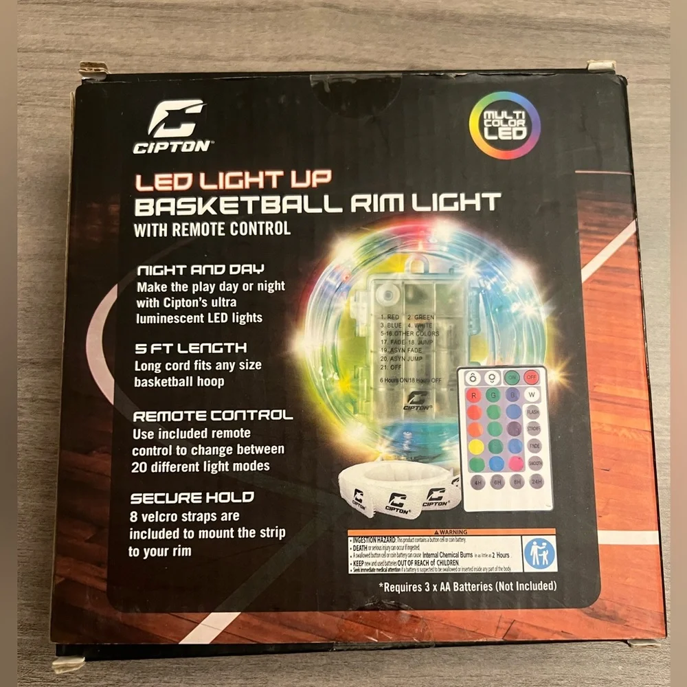 LED Basketball Rim Light - Multicolor - Picture 2 of 6